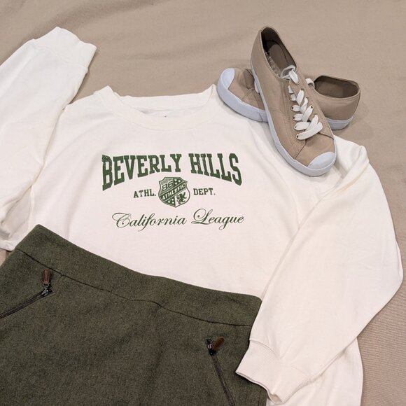 Polo Ralph Lauren Canvas Beige Beachy Sneakers - Women's sz 7.5 - Picture 1 of 12